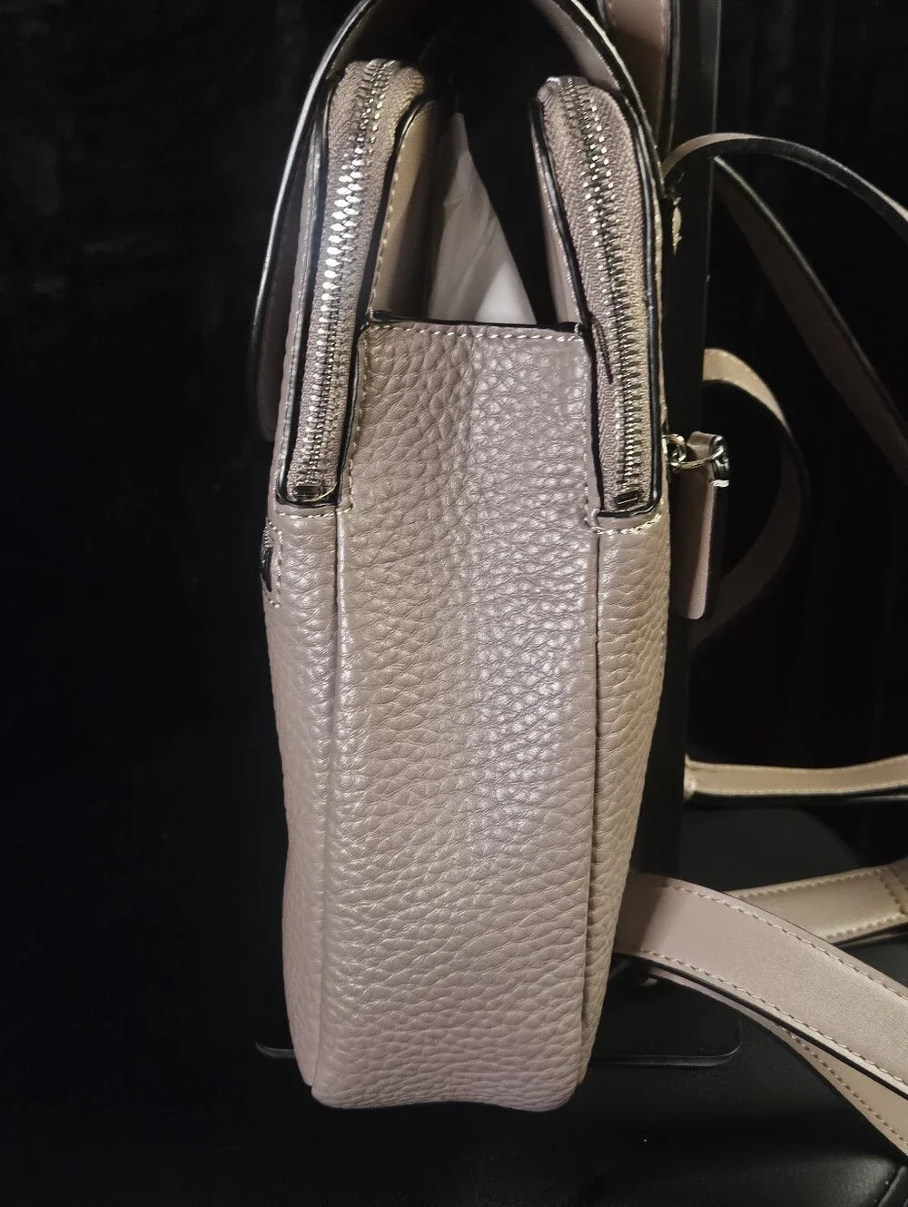 Calvin Klein Reyna Novelty Leather Flap Backpack